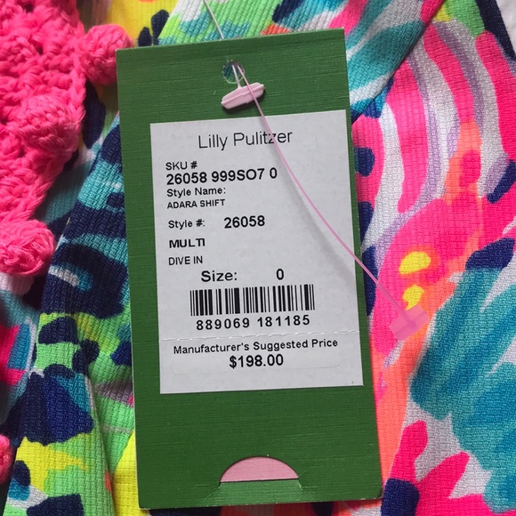 Lily Pulitzer ADARA SHIFT DRESS size 0 - Picture 5 of 7